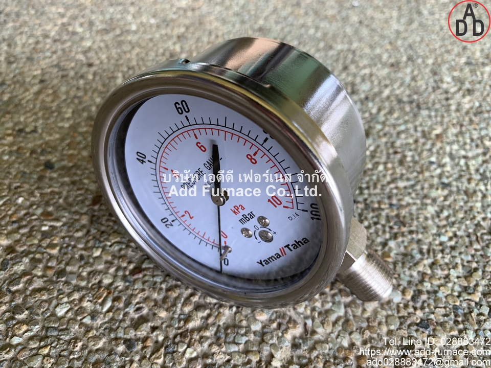 Yamataha Pressure Gauge 0-10kPa(0-100mBar) (3)